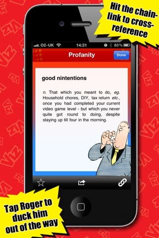 Definition screen